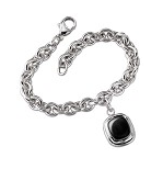 Sterling Silver Cable Chain Bracelet 